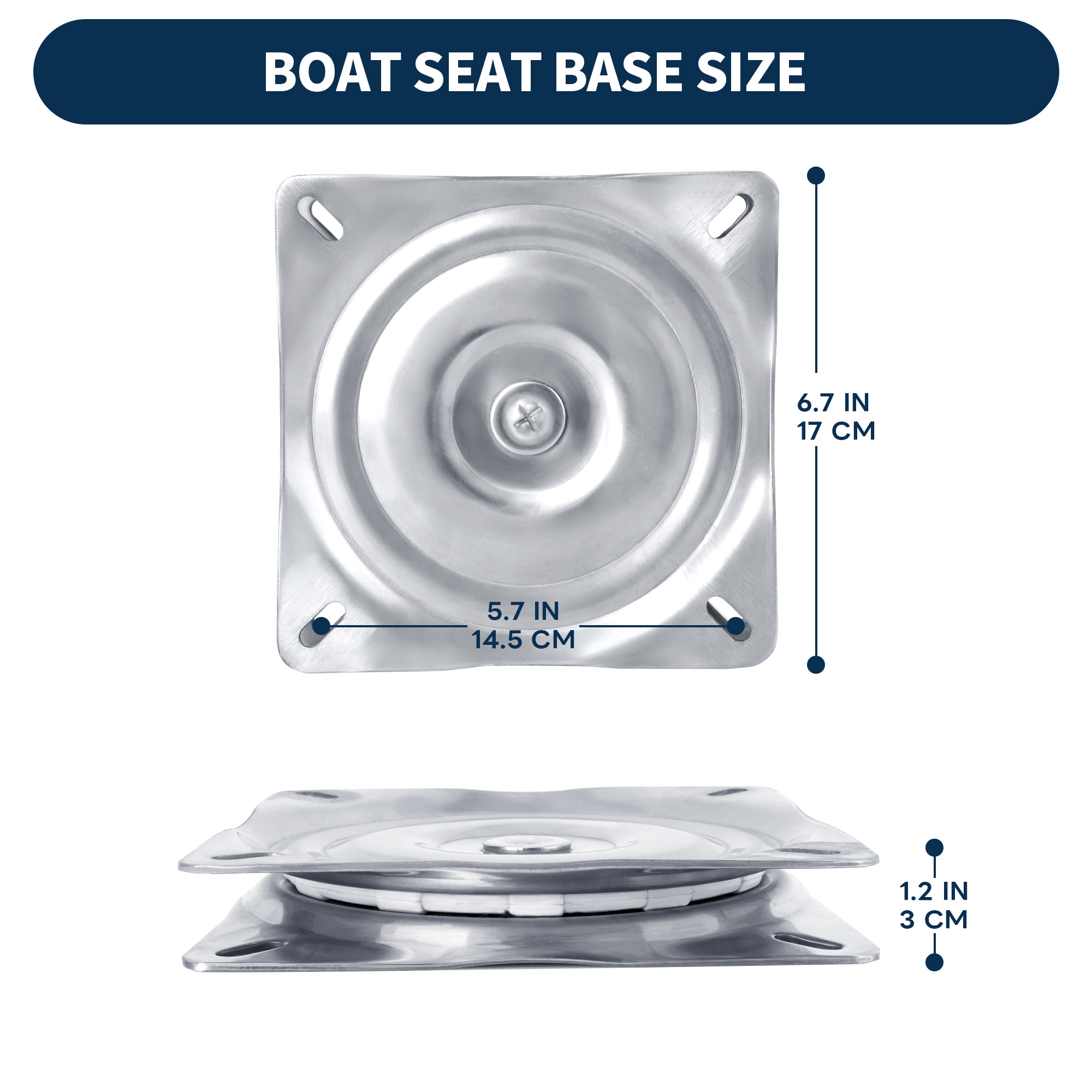 Bootstoel draaibaar, 316 roest - Fishing Boat Seat recensie en prijs