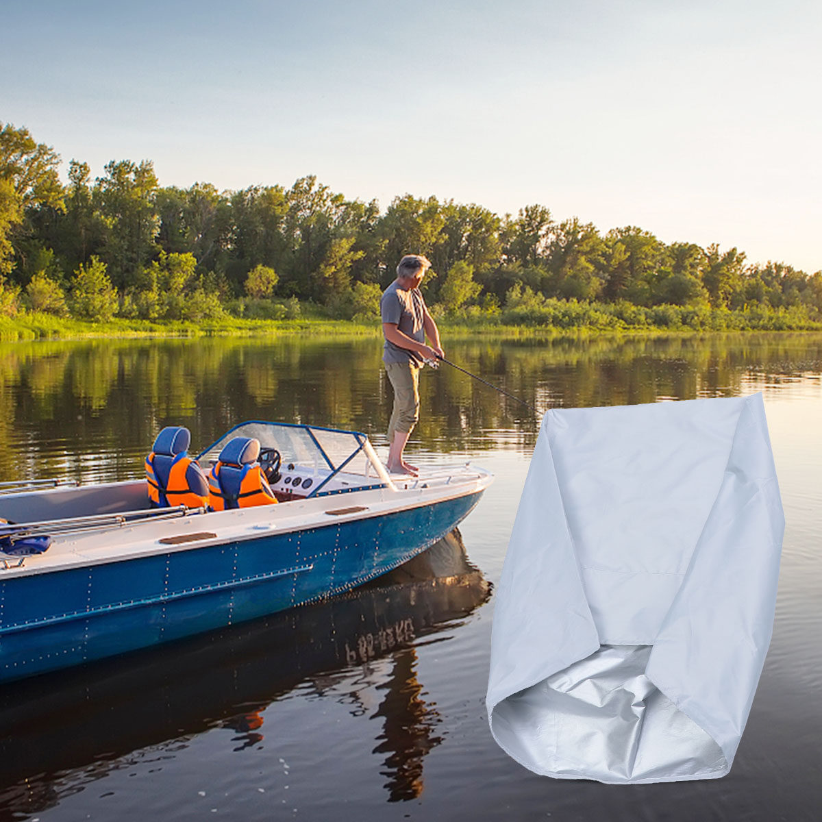 Bootstoelhoezen Wit Oxford-wee - Fishing Boat Seat recensie en prijs